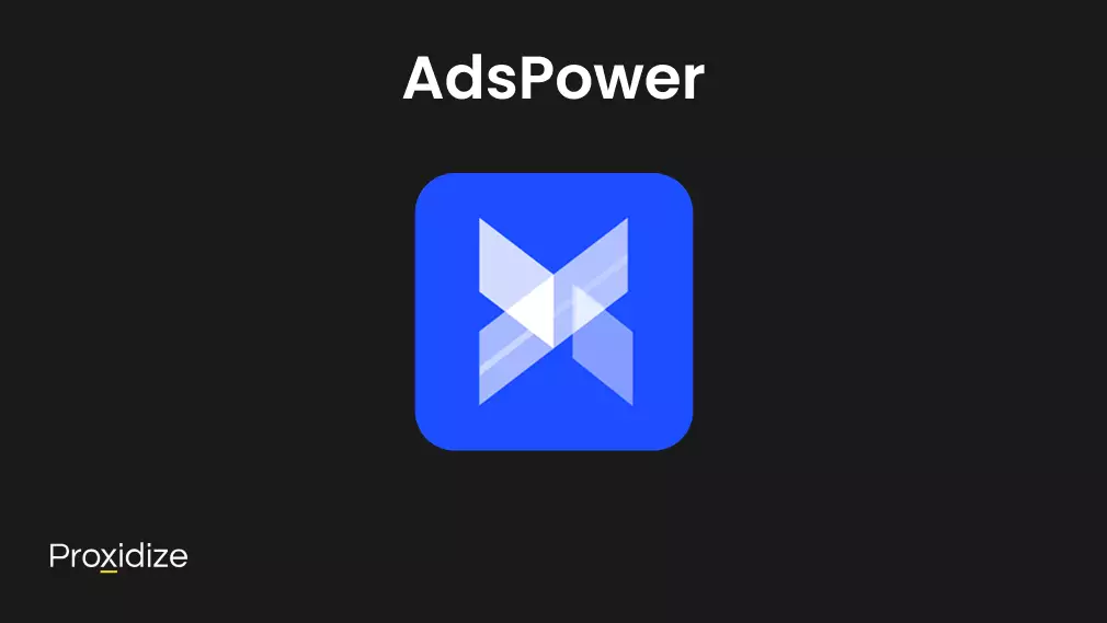 The AdsPower logo under the title 