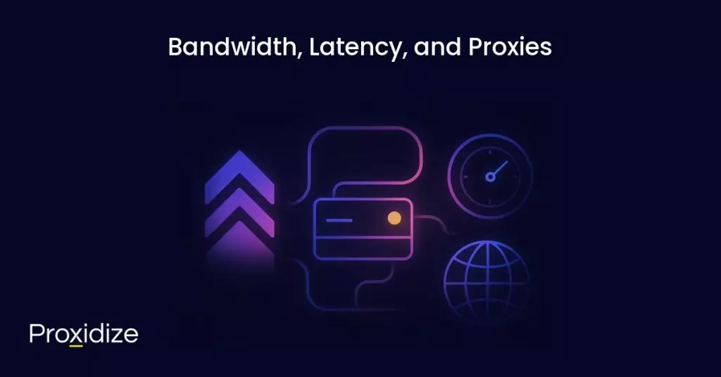 Image showing a server connected to wires with a graph on the left side and an internet logo with an hourglass on the right. Text above reads