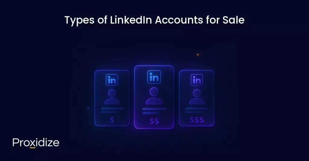 LinkedIn account types for sale