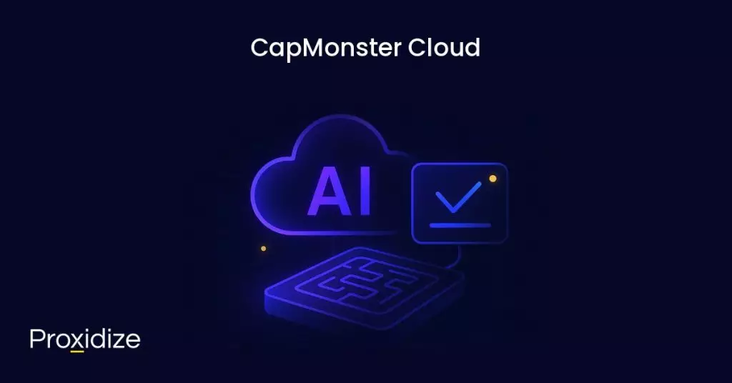 concept art of ai cloud captcha solving under the title
