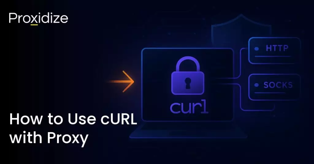 A drawing of a laptop connected to an HTTP and SOCKS server next to the title 