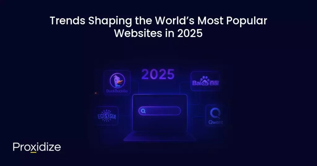 Laptop with floating website icons around it