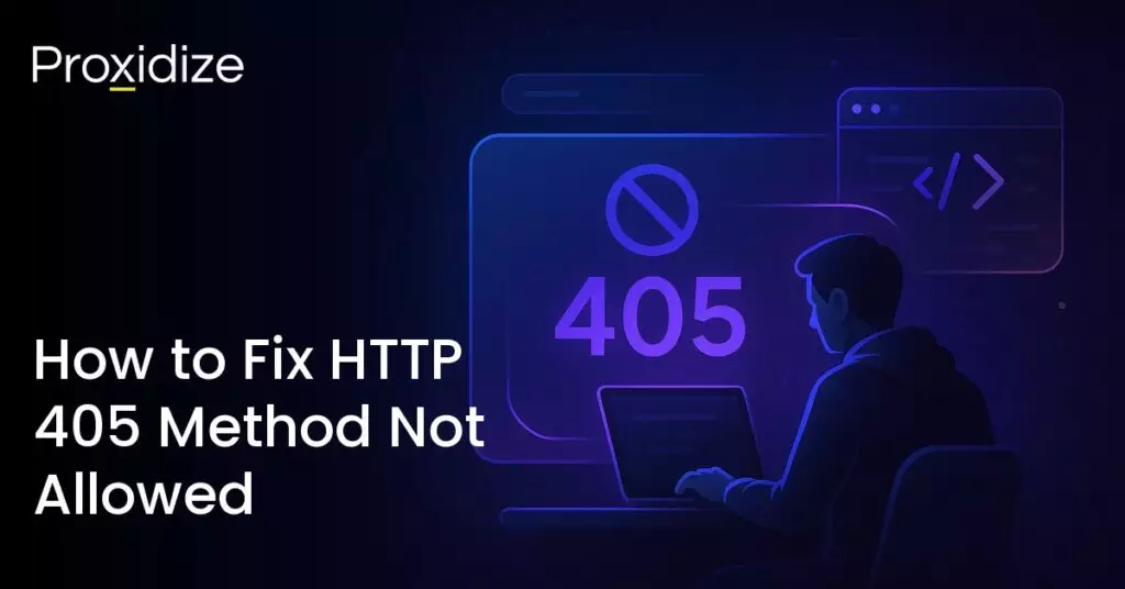 Man blocked by error 405 