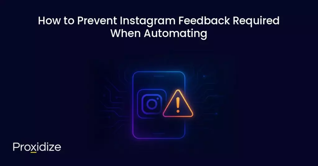 a drawing of the instagram logo and a warning under the title 