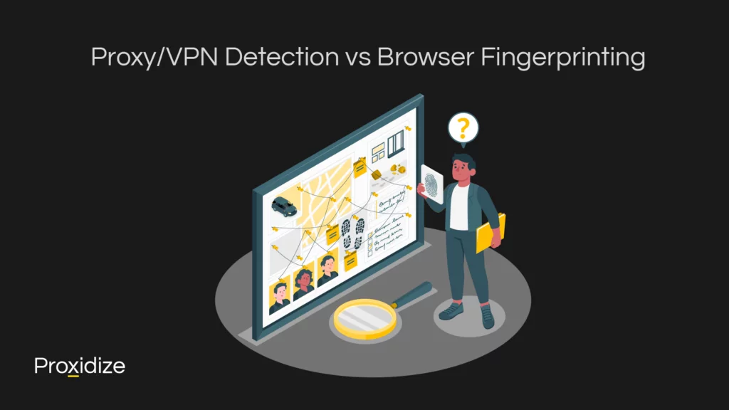 A drawing of a person looking at an investigation board under the title