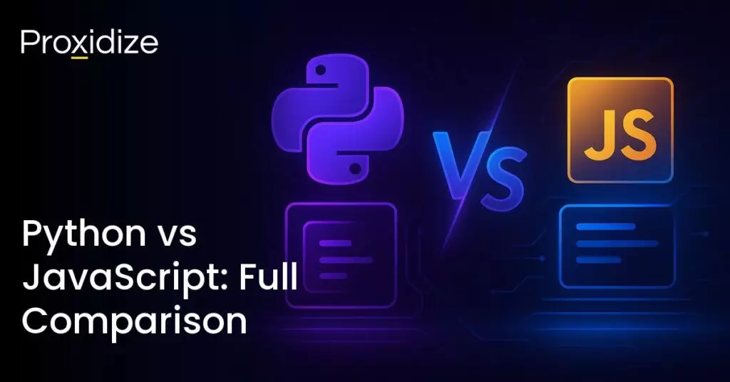 a drawing of the python and javascript logos next to the title 