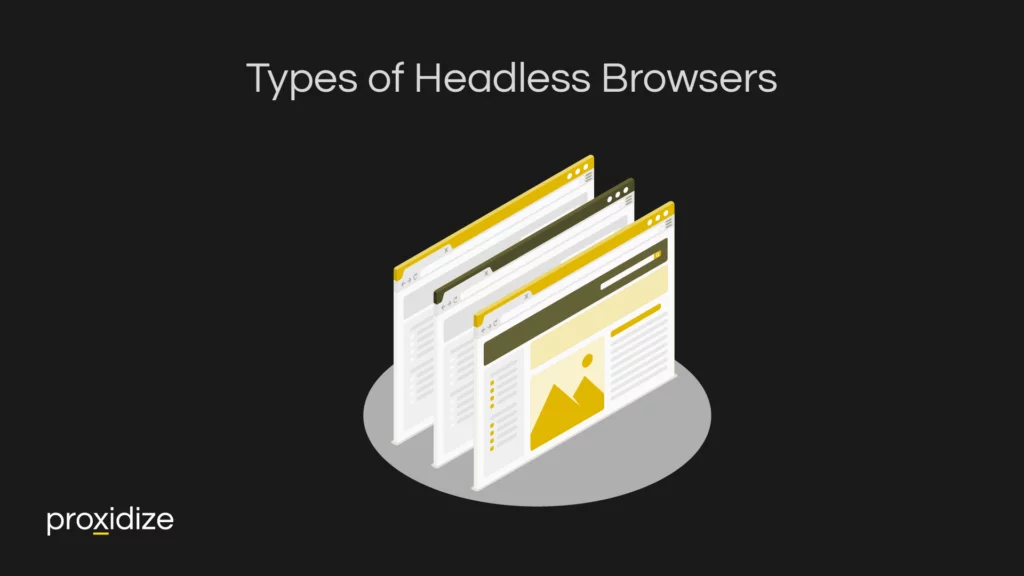 A drawing of a set of browsers under the title