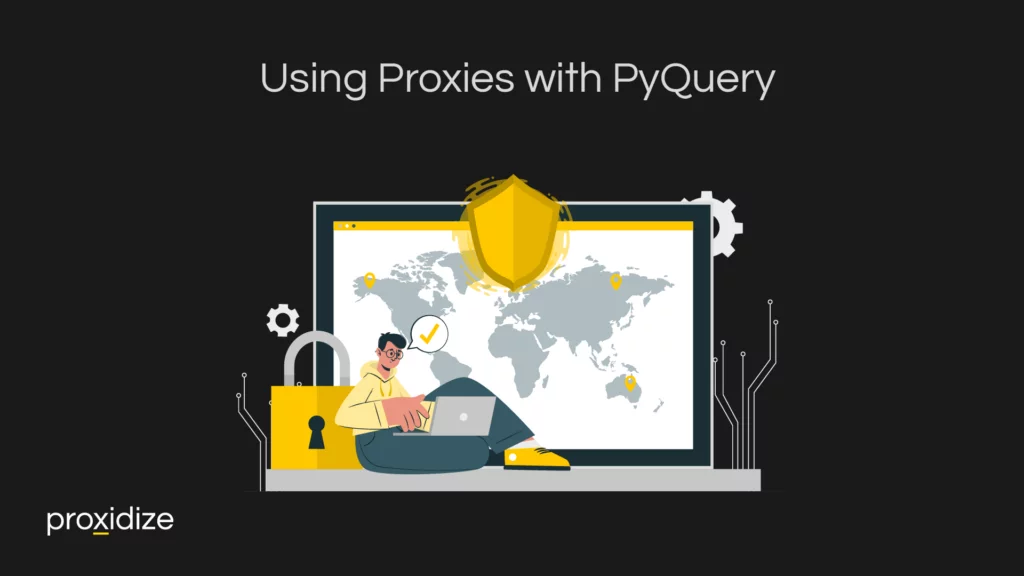 A drawn man types on a laptop on top of a larger laptop with the title