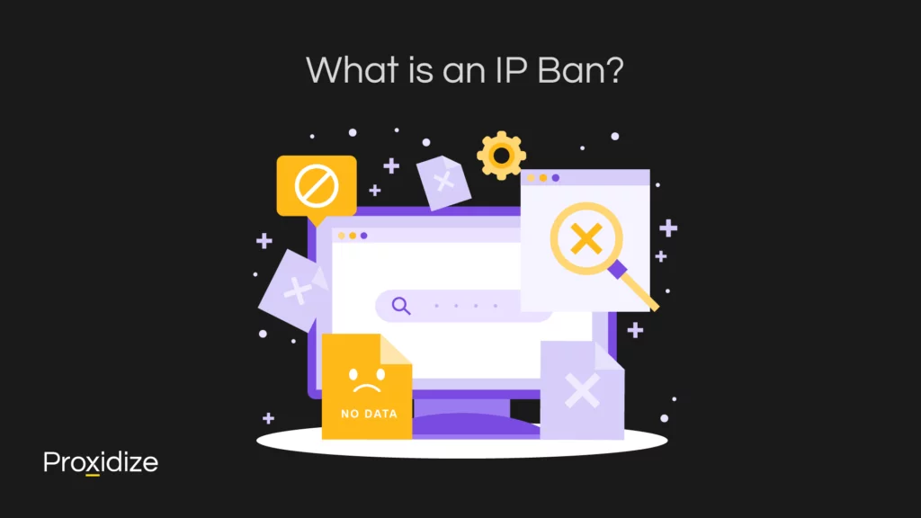 A drawing of a browser with blocked pages titled