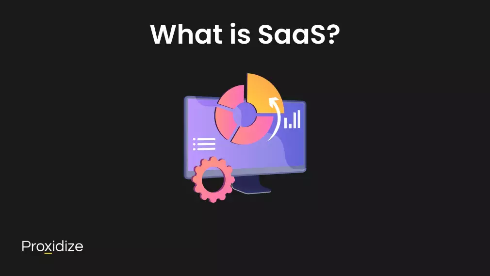 A drawing of a screen with gears and a chart under the title 