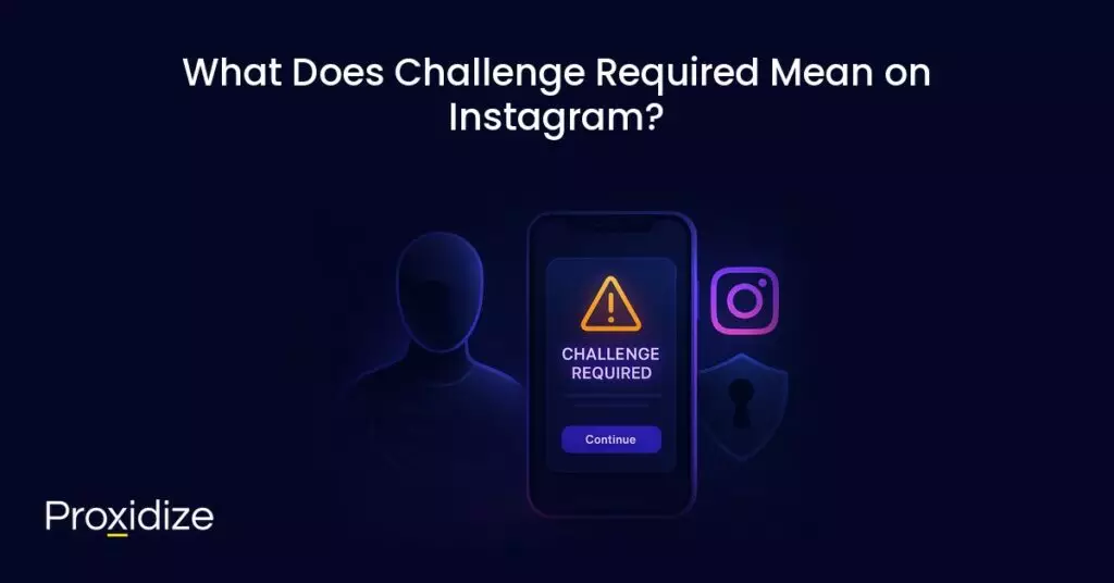 Instagram challenge required