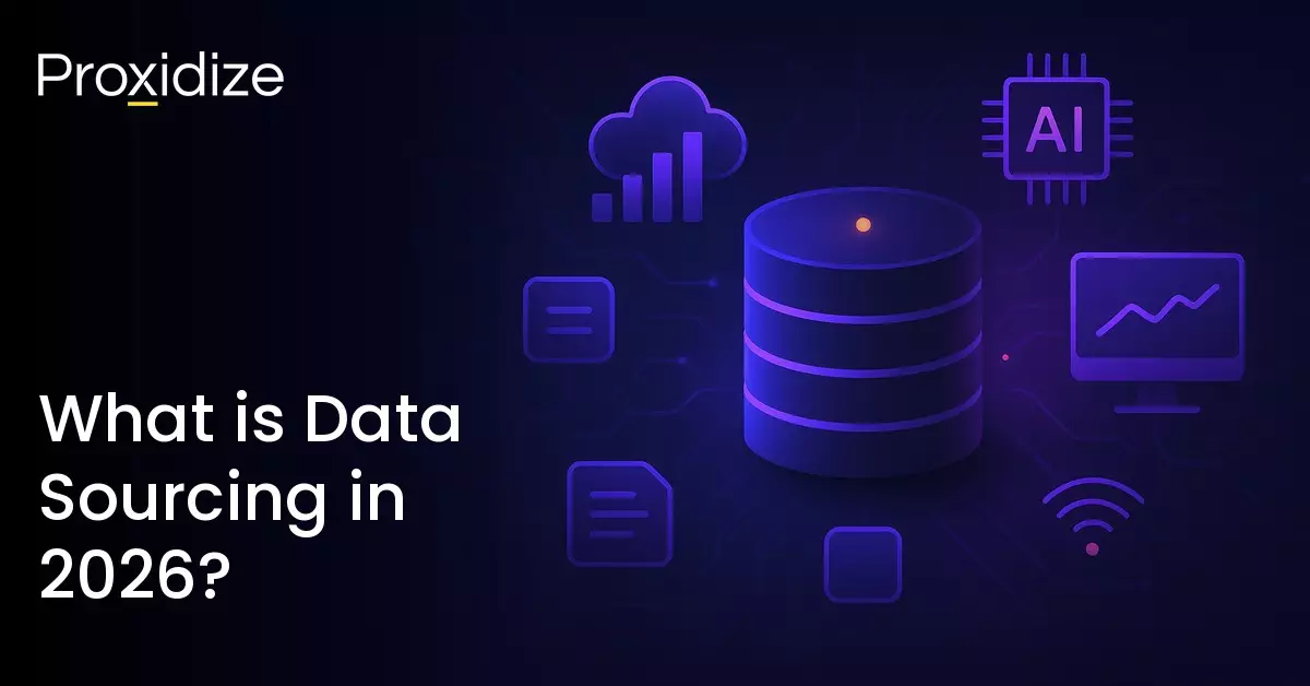 drawings of different concepts representing data sources next to the title