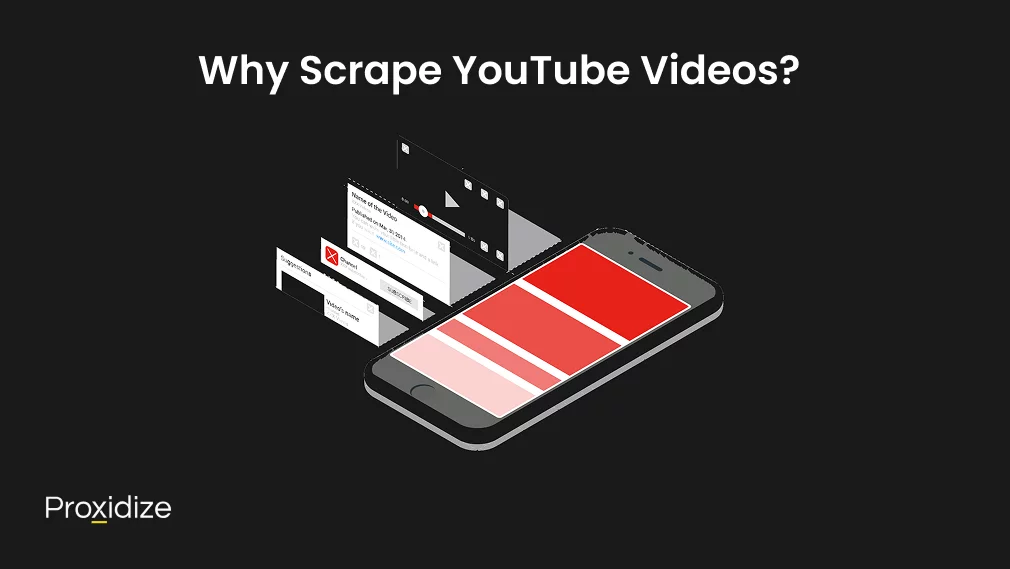 Image of a phone with four YouTube taps open by its side. Text above image reads